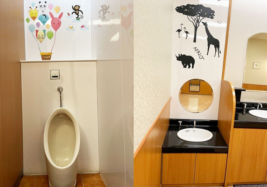 男の子用トイレ・子ども用手洗い